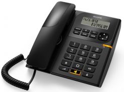 Alcatel T58 CE Analog Corded Phone - Black 