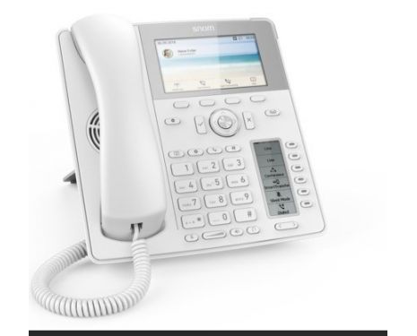 SNOM D785  WHITE  IP phone,      SIP  HD audio