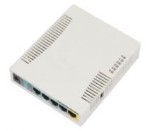 Mikrotik RB951Ui-2HnD  2.4GHz 1000mW AP with five Ethernet ports and PoE output on port 5. 802.11n, L4, case, PSU 