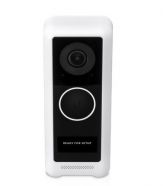 Ubiquiti UVC-G4-DoorBell Wi-Fi video doorbell with a built-in display and real-time two-way audio communication.