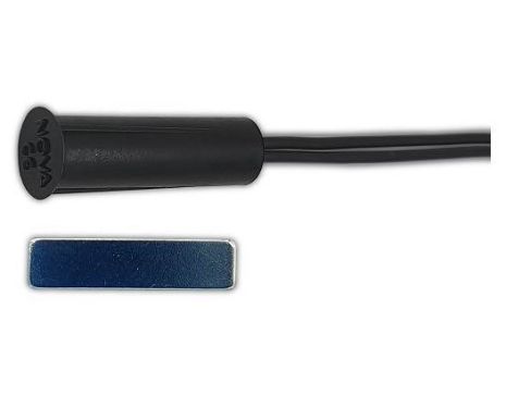 MV-1121SD P Black NC Αόρατη μαγνητική επαφή NOVA για όλα τα συστήματα ασφαλείας της αγοράς