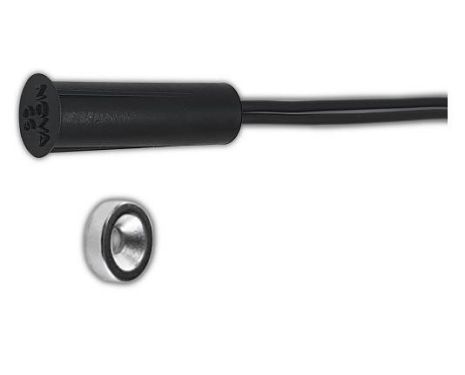 MV-1121SD R Black NC Αόρατη μαγνητική επαφή NOVA για όλα τα συστήματα ασφαλείας της αγοράς