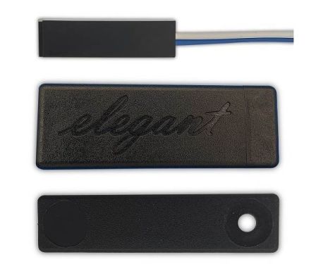 ELEGANT 2019 Black Smart με αντίσταση 6,8KΩΑόρατη αντικεραυνική μαγνητική επαφή NOVA για όλα τα συστήματα ασφαλείας