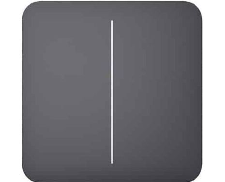 AJAX SOLOBUTTON GRAPHITE 2-GANG