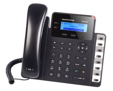 Grandstream GXP-1628  entry-level IP phone, που υποστηρίζει έως δύο λογαριασμούς SIP και HD audio