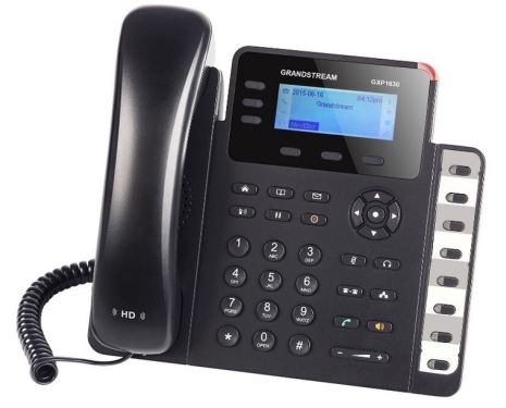 Grandstream GXP-1630 υποστηρίζει έως τρεις λογαριασμούς SIP και HD audio