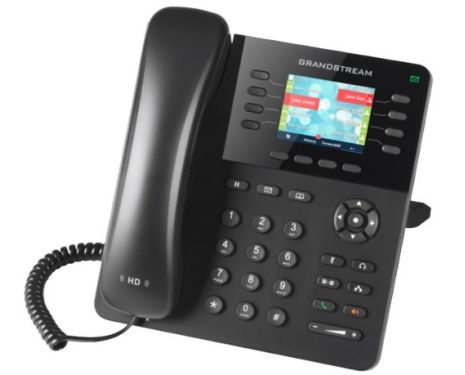 Grandstream GXP-2135 επαγγελματικό IP phone, που υποστηρίζει έως τέσσερις λογαριασμούς SIP και HD audio. 