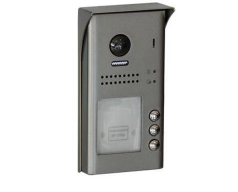 DT 607 FE/ID/S3 ΜΠΟΥΤΟΝΙΕΡΑ ΘΥΡΟΤΗΛΕΟΡΑΣΗΣ , Ευρυγώνια κάμερα 170⁰ , Ενσωματωμένο card reader