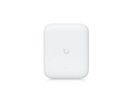 Ubiquiti U7-Outdoor Outdoor Dual-band WiFi 7 AP. Support 802.11ac/b/g/ax/be, 5 GHz bandwidth up to 4300 Mbps, 2.4 GHz bandwidth up to 688Mbps, 2.5-Gigabit LAN port.