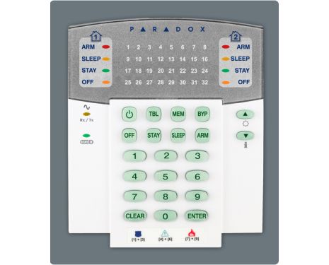 K32RF ασύρματο  LED πληκτρολόγιο 32 ζωνών 
