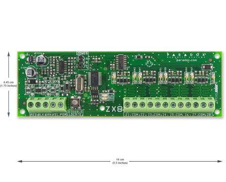 ZX8SP Module επέκτασης 8 ζωνών για Spectra SP