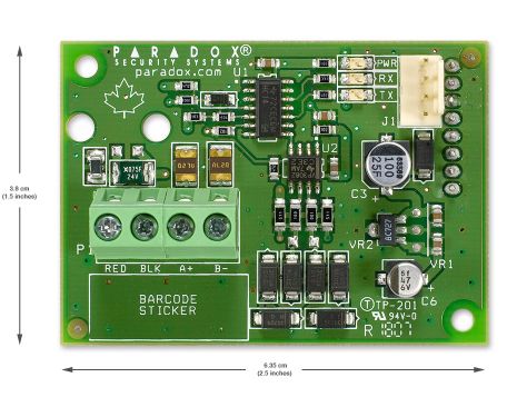 Paradox CVT485-Μετατρέπει τη σειριακή σύνδεση σε RS485