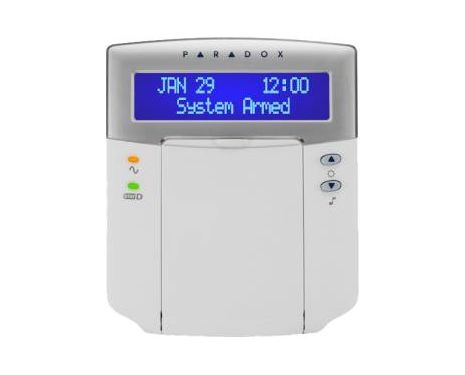 K32LCD    πληκτρολόγιο Paradox LCD 32  ζωνών με Ελληνικούς χαρακτήρες
