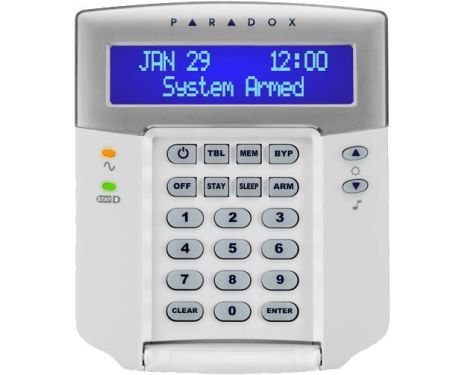 K32LCD    πληκτρολόγιο Paradox LCD 32  ζωνών με Ελληνικούς χαρακτήρες