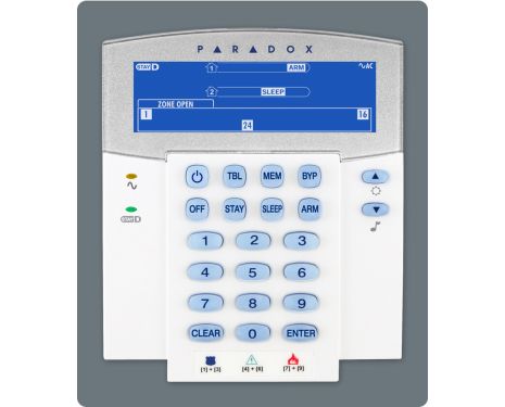 Paradox K35 πληκτρολόγιο LCD Icon 32 ζωνών