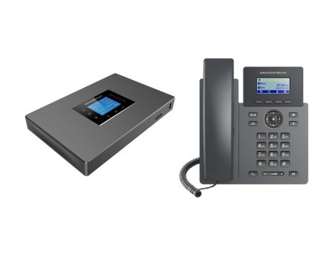 GRST PACK 2 Τηλεφωνικό κέντρο Voip 1 PSTN, 1 εσωτερικά αναλoγικά και Voip  συσκευή 2 γραμμών 