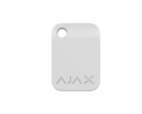 AJAX TAG WHITE Tag για χρήση με τον KeyPad Plus