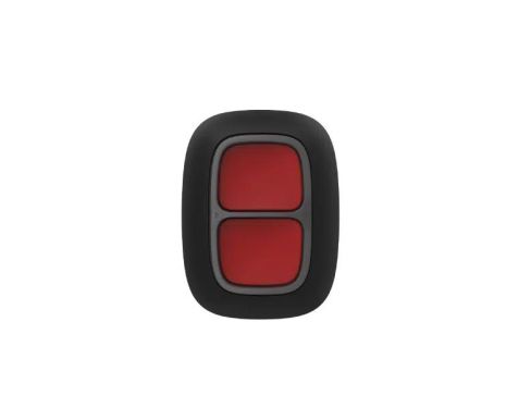 AJAX DOUBLEBUTTON BLACK Χειριστήριο πανικού δύο πλήκτρων IP55