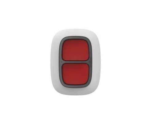 AJAX DOUBLEBUTTON WHITE Χειριστήριο πανικού δύο πλήκτρων IP55