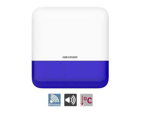HIKVISION DS-PS1-E-WE(BLUE)) Αυτόνομη ασύρματη πιεζοηλεκτρική σειρήνα εξωτερικού χώρου, για πίνακα AX PRO.