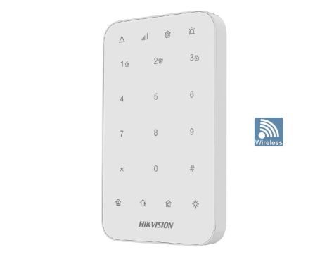 HIKVISION DS-PK1-E-WE Αμφίδρομο ασύρματο πληκτρολόγιο για χειρισμό πίνακα AX PRO