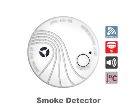 HIKVISION DS-PDSMK-S-WE ασύρµατος ανιχνευτής καπνού, φωτοηλεκτρικού τύπου