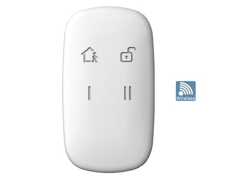 HIKVISION DS-PKF1-WE ασύρματο τηλεχειριστήριο, σε λευκό χρώμα και μορφή μπρελόκ, για πίνακα AX PRO