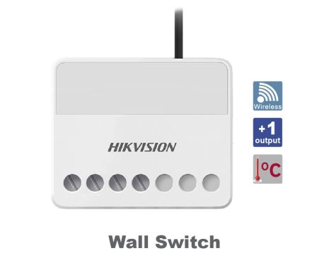 HIKVISION DS-PM1-O1H-WE Αµφίδροµη ασύρµατη έξοδος ρελέ 230 VAC, για πίνακα AX PRO