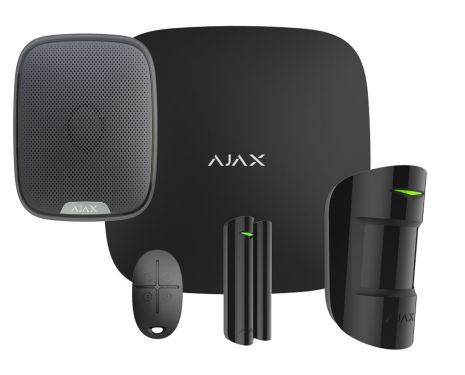 Ajax Full starter pack Black  ολοκληρωμένο πακέτο συναγερμού AJAX  