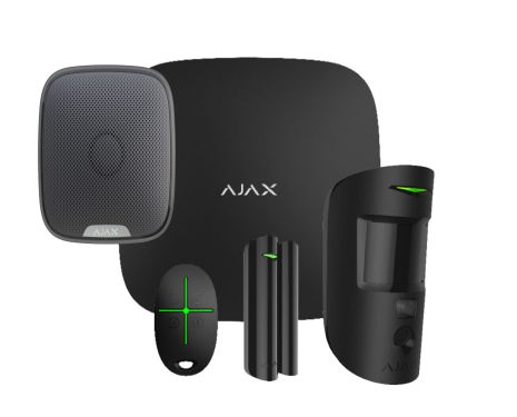 Ajax Full startcam pack black ολοκληρωμένο πακέτο συναγερμού AJAX  