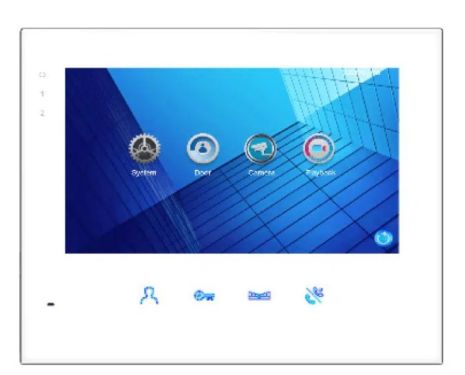 CGATE ELEGAN SERIES 7'' MEMORY (W) ΜΟΝΙΤΟΡ ΘΥΡΟΤΗΛΕΟΡΑΣΗΣ 