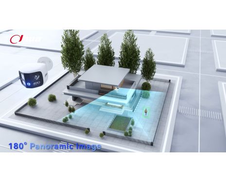 DH-IPC-PDW3849-A180-AS-PV 2x4MP TiOC Duo Splicing Fixed-focal Eyeball WizSense Network Camera 