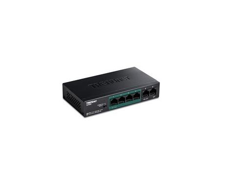 Trendnet TE-FP051  6-Port Unmanaged Fast Ethernet Long Range PoE+ Switch.