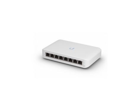Ubiquiti USW-Lite-8-PoE  Switch Lite 8 PoE Fully managed Layer 2 switch with (8) Gigabit Ethernet ports in a compact form factor. 