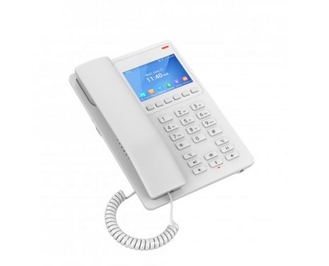 Grandstream GHP630 Compact Hotel Phone with Color LCD Screen - White