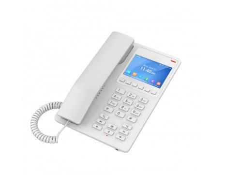 Grandstream GHP630W Compact Hotel Phone with Color LCD Screen and Wi-Fi - White