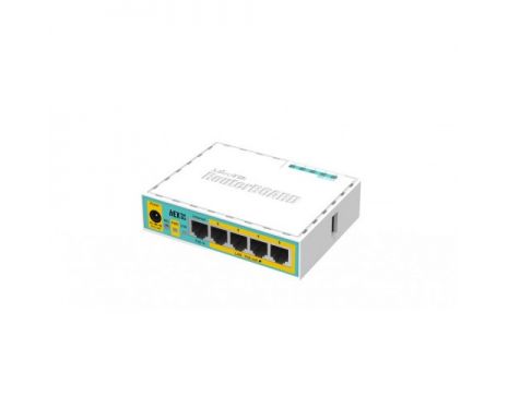 MIKROTIK hEX PoE lite RB750UPr2 RouterBoard 5xEthernet with PoE output for four ports, USB, 650MHz CPU, 64MB RAM, RouterOS L4